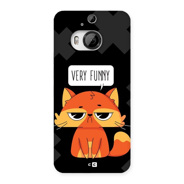 Very Funny Cat Back Case for HTC One M9 Plus