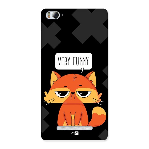 Very Funny Cat Back Case for Mi4i