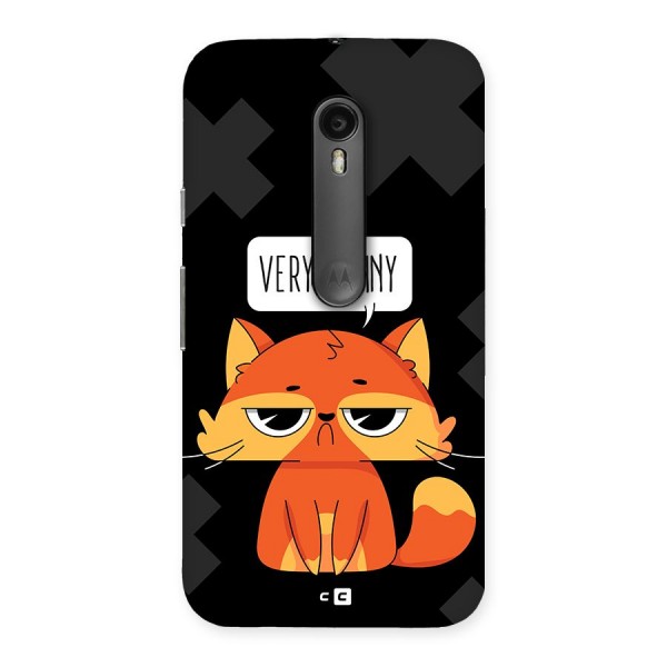 Very Funny Cat Back Case for Moto G3