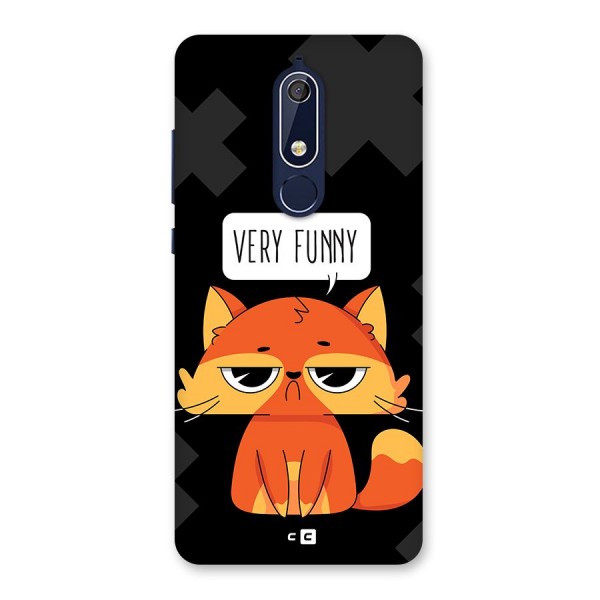 Very Funny Cat Back Case for Nokia 5.1