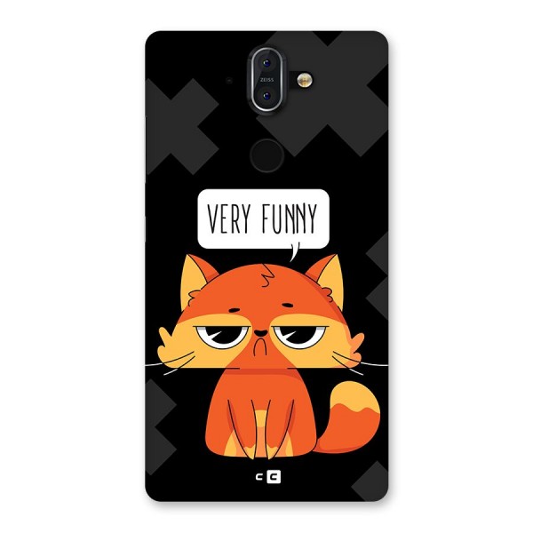 Very Funny Cat Back Case for Nokia 8 Sirocco