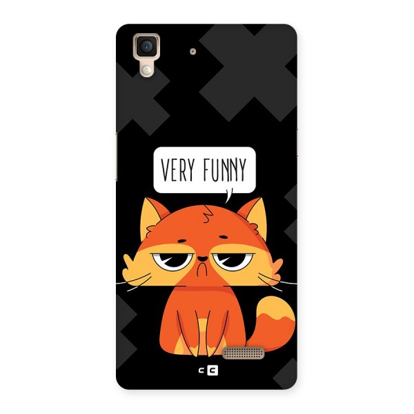 Very Funny Cat Back Case for Oppo R7