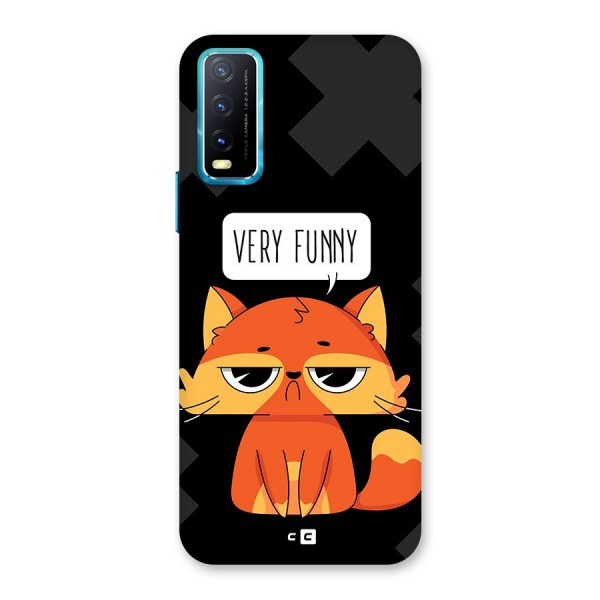 Very Funny Cat Back Case for Vivo Y12s