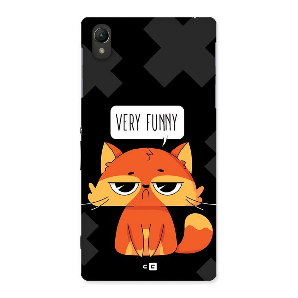 Very Funny Cat Back Case for Xperia Z1