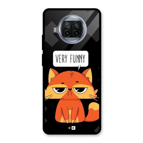 Very Funny Cat Glass Back Case for Mi 10i