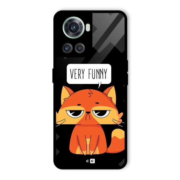 Very Funny Cat Glass Back Case for OnePlus 10R