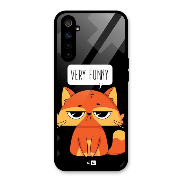 Very Funny Cat Glass Back Case for Realme 6