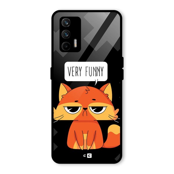 Very Funny Cat Glass Back Case for Realme GT 5G