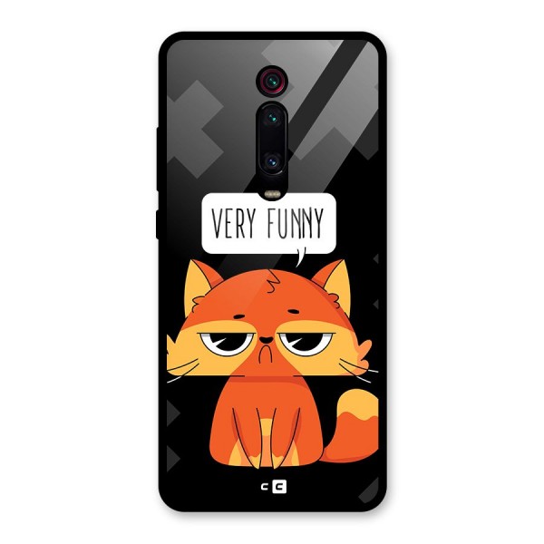 Very Funny Cat Glass Back Case for Redmi K20