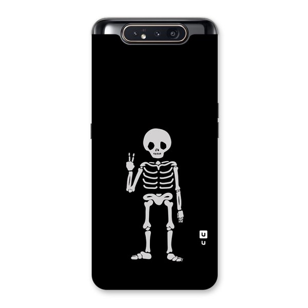 Victory Skeleton Spooky Back Case for Galaxy A80