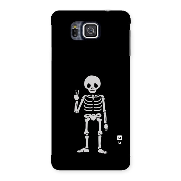 Victory Skeleton Spooky Back Case for Galaxy Alpha