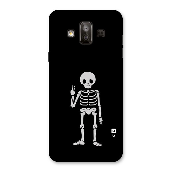 Victory Skeleton Spooky Back Case for Galaxy J7 Duo