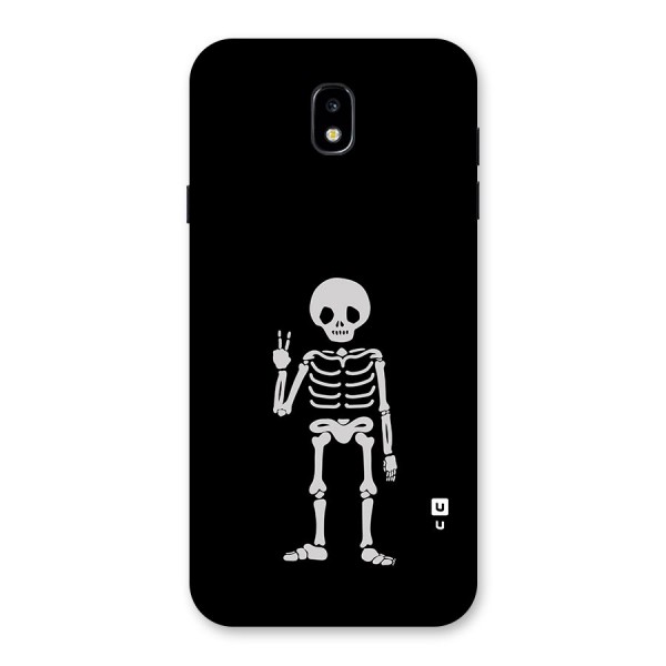 Victory Skeleton Spooky Back Case for Galaxy J7 Pro