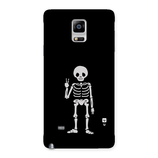 Victory Skeleton Spooky Back Case for Galaxy Note 4