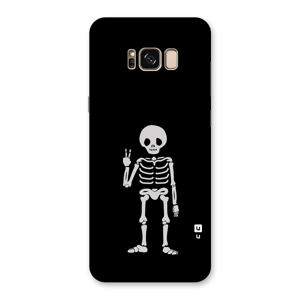 Victory Skeleton Spooky Back Case for Galaxy S8 Plus