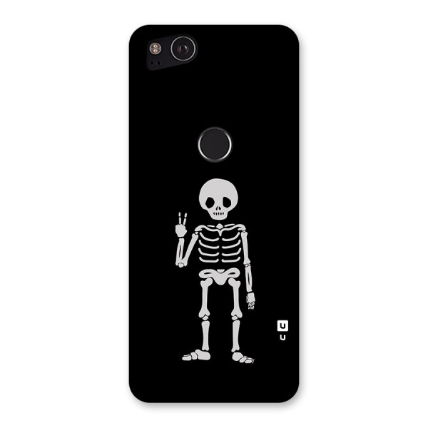 Victory Skeleton Spooky Back Case for Google Pixel 2