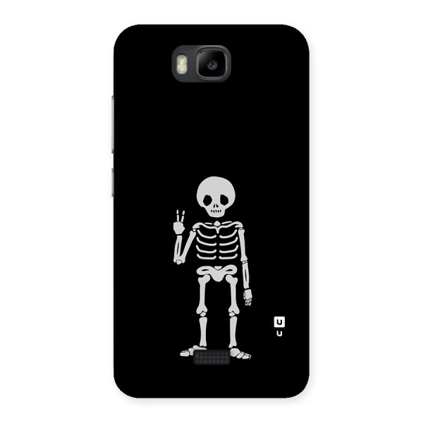 Victory Skeleton Spooky Back Case for Honor Bee