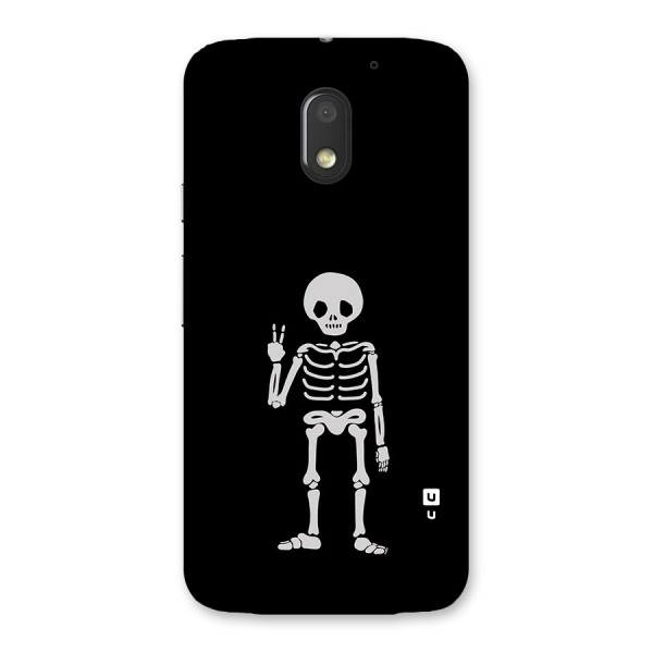 Victory Skeleton Spooky Back Case for Moto E3 Power