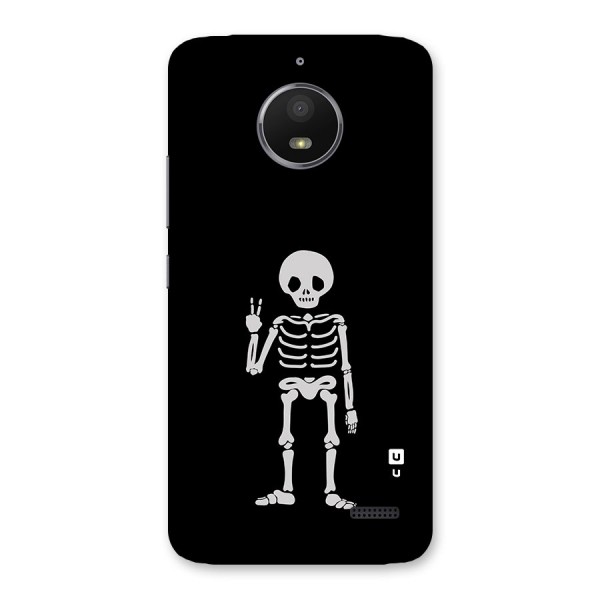 Victory Skeleton Spooky Back Case for Moto E4