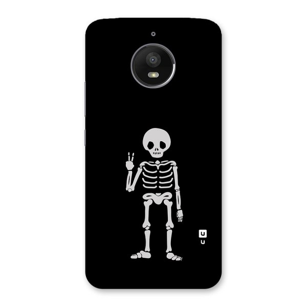 Victory Skeleton Spooky Back Case for Moto E4 Plus