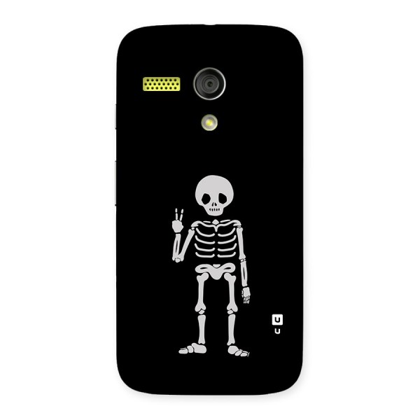 Victory Skeleton Spooky Back Case for Moto G