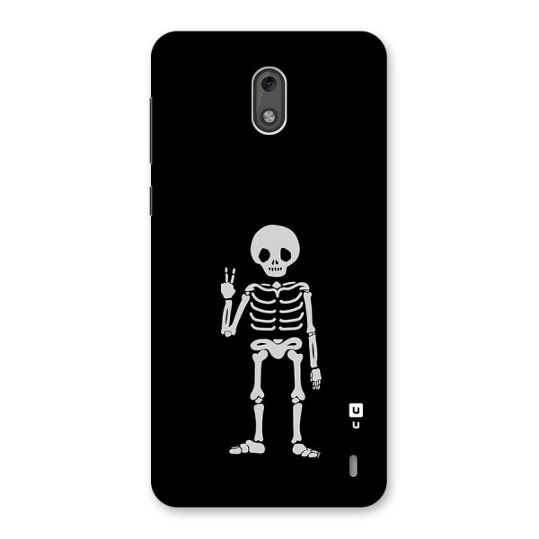 Victory Skeleton Spooky Back Case for Nokia 2