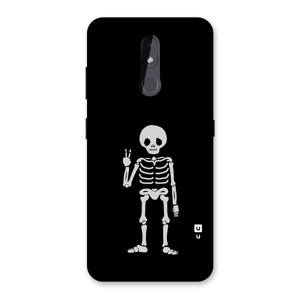 Victory Skeleton Spooky Back Case for Nokia 3.2