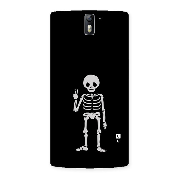 Victory Skeleton Spooky Back Case for One Plus One