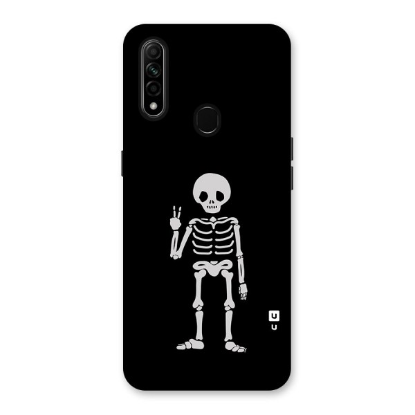 Victory Skeleton Spooky Back Case for Oppo A31