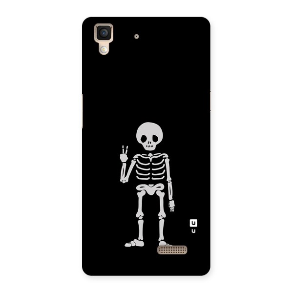 Victory Skeleton Spooky Back Case for Oppo R7