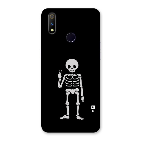 Victory Skeleton Spooky Back Case for Realme 3 Pro