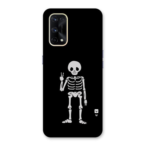 Victory Skeleton Spooky Glass Back Case for Realme X7 Pro