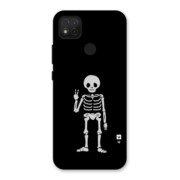 Victory Skeleton Spooky Back Case for Redmi 9C