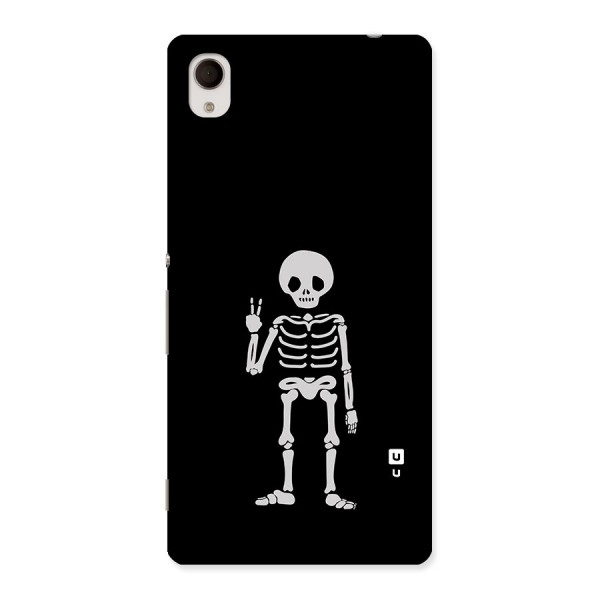 Victory Skeleton Spooky Back Case for Sony Xperia M4