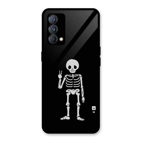 Victory Skeleton Spooky Glass Back Case for Realme GT Master Edition