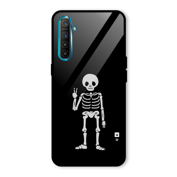 Victory Skeleton Spooky Glass Back Case for Realme XT