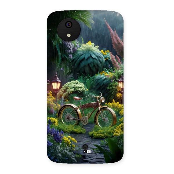 Vintage Cycle In Garden Back Case for Canvas A1  AQ4501