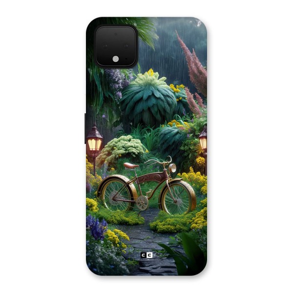 Vintage Cycle In Garden Back Case for Google Pixel 4 XL