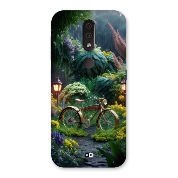 Vintage Cycle In Garden Back Case for Nokia 4.2