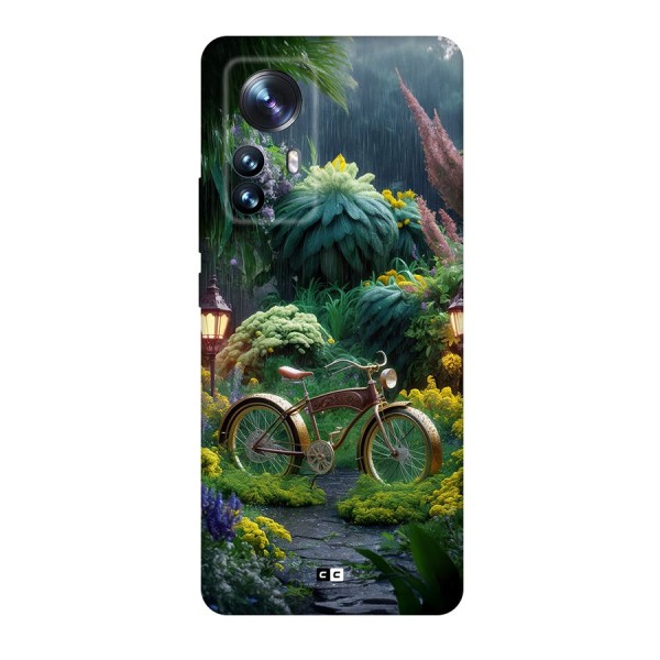 Vintage Cycle In Garden Back Case for Xiaomi 12 Pro