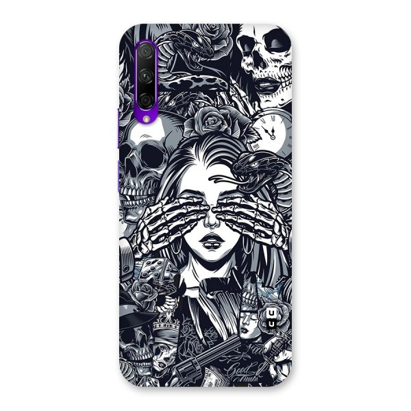 Vintage Skulls and Girl Style Back Case for Honor 9X Pro