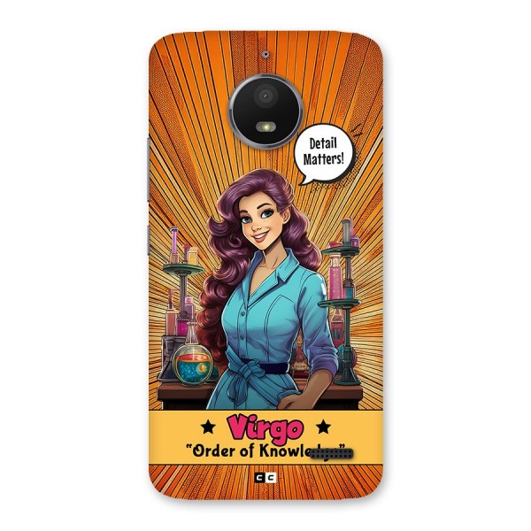 Virgo Order Back Case for Moto E4