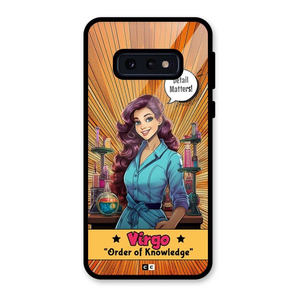 Virgo Order Glass Back Case for Galaxy S10e