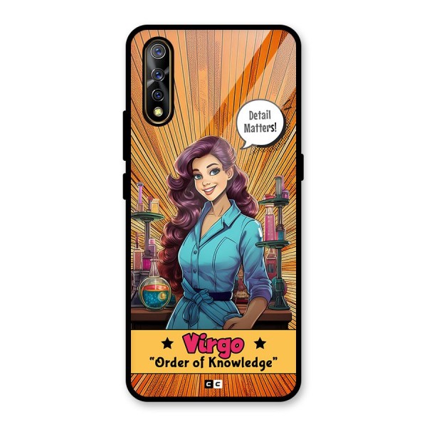 Virgo Order Glass Back Case for Vivo Z1x