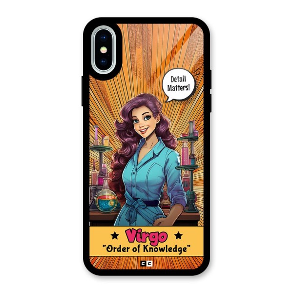 Virgo Order Glass Back Case for iPhone X