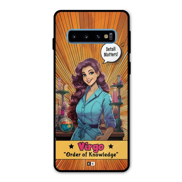 Virgo Order Metal Back Case for Galaxy S10