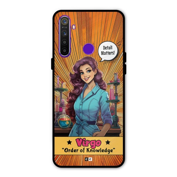 Virgo Order Metal Back Case for Realme Narzo 10