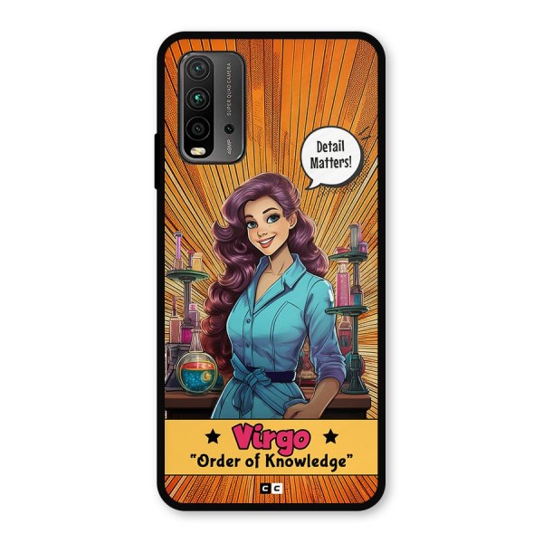 Virgo Order Metal Back Case for Redmi 9 Power