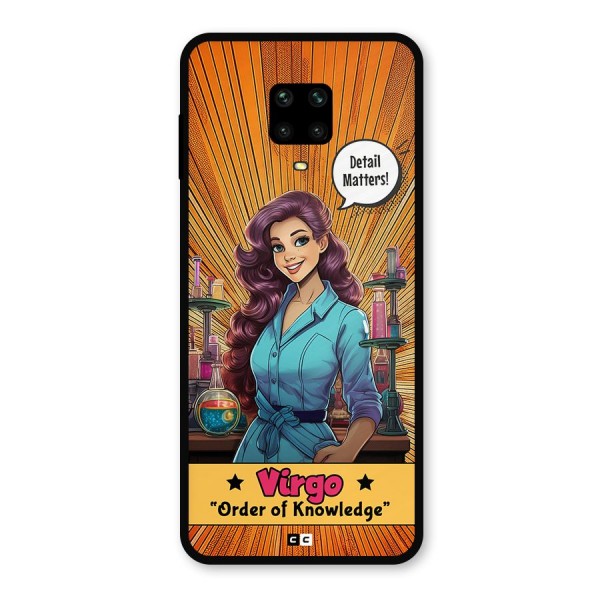 Virgo Order Metal Back Case for Redmi Note 9 Pro