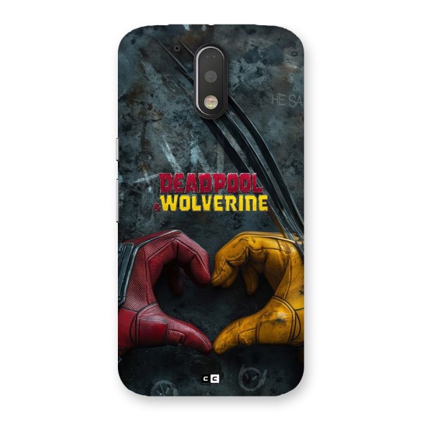 Wade Love Logan Back Case for Moto G4 Plus